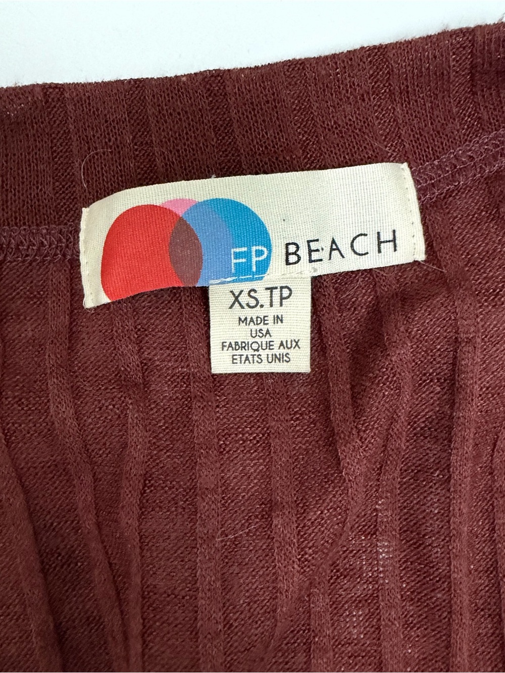 Free People FP Beach matching ribbed knit set Size XS - Picture 2 of 7